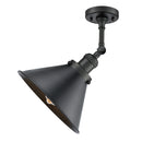 Innovations Lighting Briarcliff 1 Light Semi-Flush Mount Part Of The Franklin Restoration Collection 201F-BK-M10-BK-LED