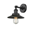 Innovations Lighting Railroad 1 Light Semi-Flush Mount Part Of The Franklin Restoration Collection 201F-BK-M6