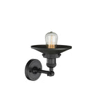 Innovations Lighting Railroad 1 Light Semi-Flush Mount Part Of The Franklin Restoration Collection 201F-BK-M6