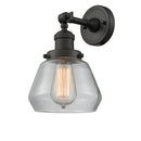 Innovations Lighting Fulton 1 Light Semi-Flush Mount Part Of The Franklin Restoration Collection 201F-OB-G172-LED