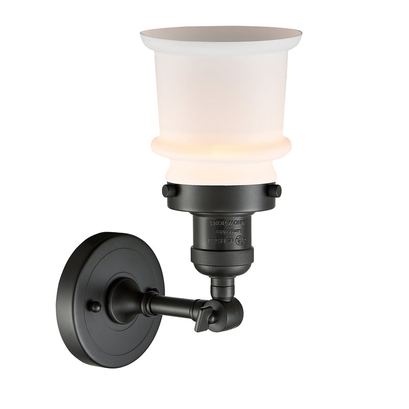 Innovations Lighting Small Canton 1 Light Semi-Flush Mount Part Of The Franklin Restoration Collection 201F-OB-G181S-LED