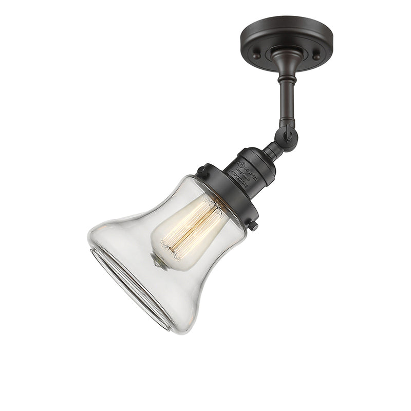 Innovations Lighting Bellmont 1 Light Semi-Flush Mount Part Of The Franklin Restoration Collection 201F-OB-G192-LED