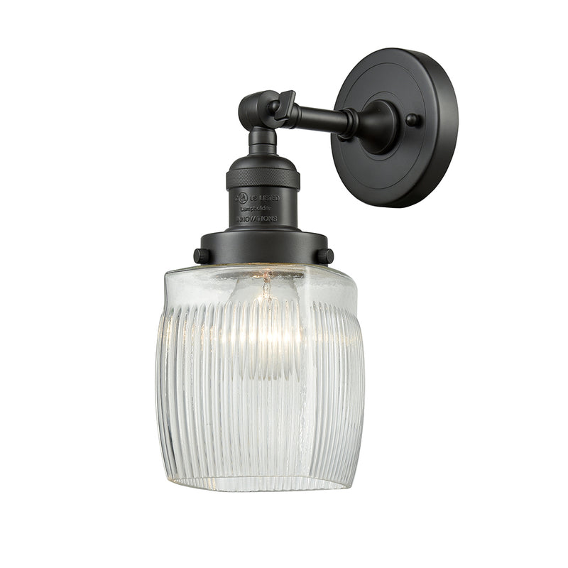 Innovations Lighting Colton 1 Light Semi-Flush Mount Part Of The Franklin Restoration Collection 201F-OB-G302