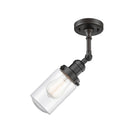 Innovations Lighting Dover 1 Light Semi-Flush Mount Part Of The Franklin Restoration Collection 201F-OB-G314