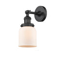 Innovations Lighting Small Bell 1 Light Semi-Flush Mount Part Of The Franklin Restoration Collection 201F-OB-G51-LED