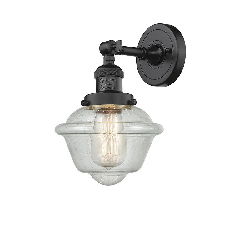 Innovations Lighting Small Oxford 1 Light Semi-Flush Mount Part Of The Franklin Restoration Collection 201F-OB-G534-LED