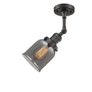 Innovations Lighting Small Bell 1 Light Semi-Flush Mount Part Of The Franklin Restoration Collection 201F-OB-G53-LED