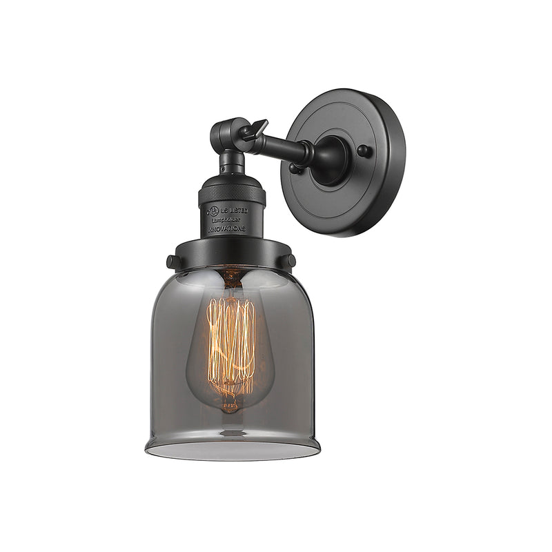 Innovations Lighting Small Bell 1 Light Semi-Flush Mount Part Of The Franklin Restoration Collection 201F-OB-G53