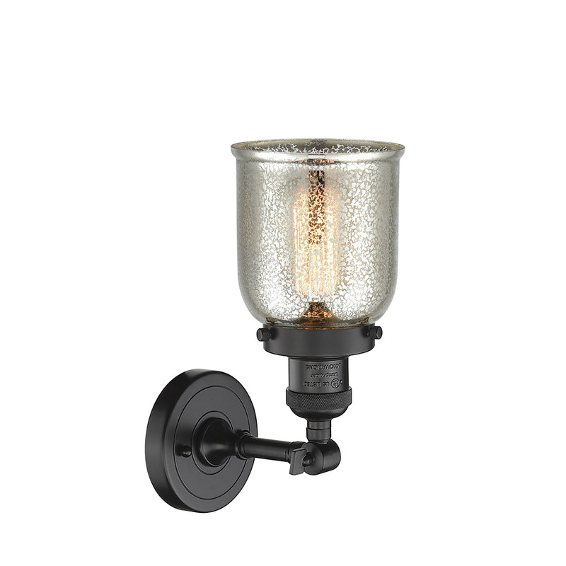 Innovations Lighting Small Bell 1 Light Semi-Flush Mount Part Of The Franklin Restoration Collection 201F-OB-G58-LED