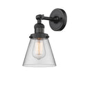 Innovations Lighting Small Cone 1 Light Semi-Flush Mount Part Of The Franklin Restoration Collection 201F-OB-G62