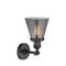 Innovations Lighting Small Cone 1 Light Semi-Flush Mount Part Of The Franklin Restoration Collection 201F-OB-G63