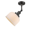 Innovations Lighting Large Bell 1 Light Semi-Flush Mount Part Of The Franklin Restoration Collection 201F-OB-G71