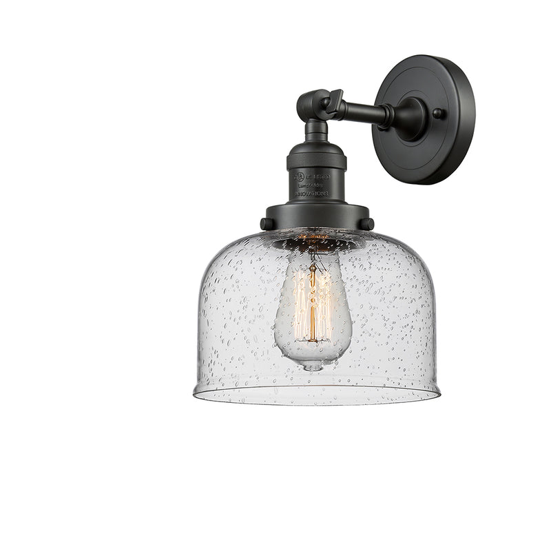 Innovations Lighting Large Bell 1 Light Semi-Flush Mount Part Of The Franklin Restoration Collection 201F-OB-G74