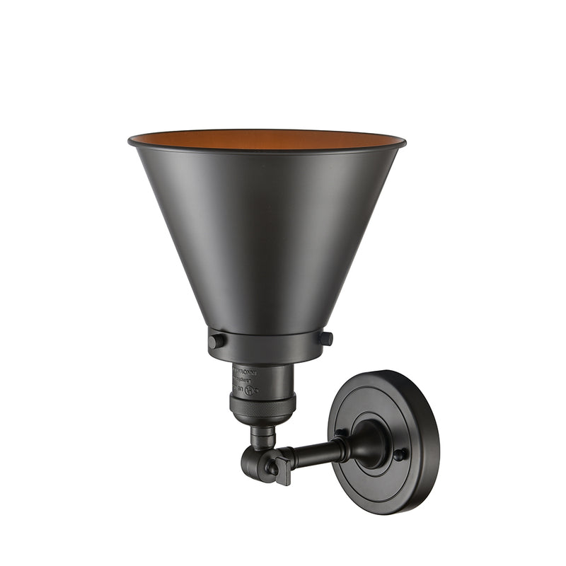 Innovations Lighting Appalachian 1 Light Semi-Flush Mount Part Of The Franklin Restoration Collection 201F-OB-M13-OB-LED