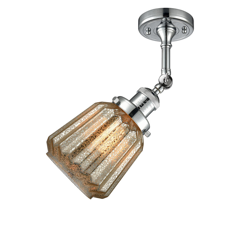 Innovations Lighting Chatham 1 Light Semi-Flush Mount Part Of The Franklin Restoration Collection 201F-PC-G146