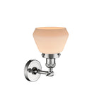 Innovations Lighting Fulton 1 Light Semi-Flush Mount Part Of The Franklin Restoration Collection 201F-PC-G171-LED