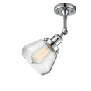 Innovations Lighting Fulton 1 Light Semi-Flush Mount Part Of The Franklin Restoration Collection 201F-PC-G172