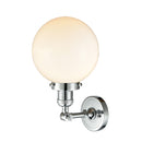 Innovations Lighting Beacon 1 Light 8" Semi-Flush Mount 201F-PC-G201-8