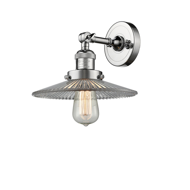 Innovations Lighting Halophane 1 Light Semi-Flush Mount Part Of The Franklin Restoration Collection 201F-PC-G2-LED