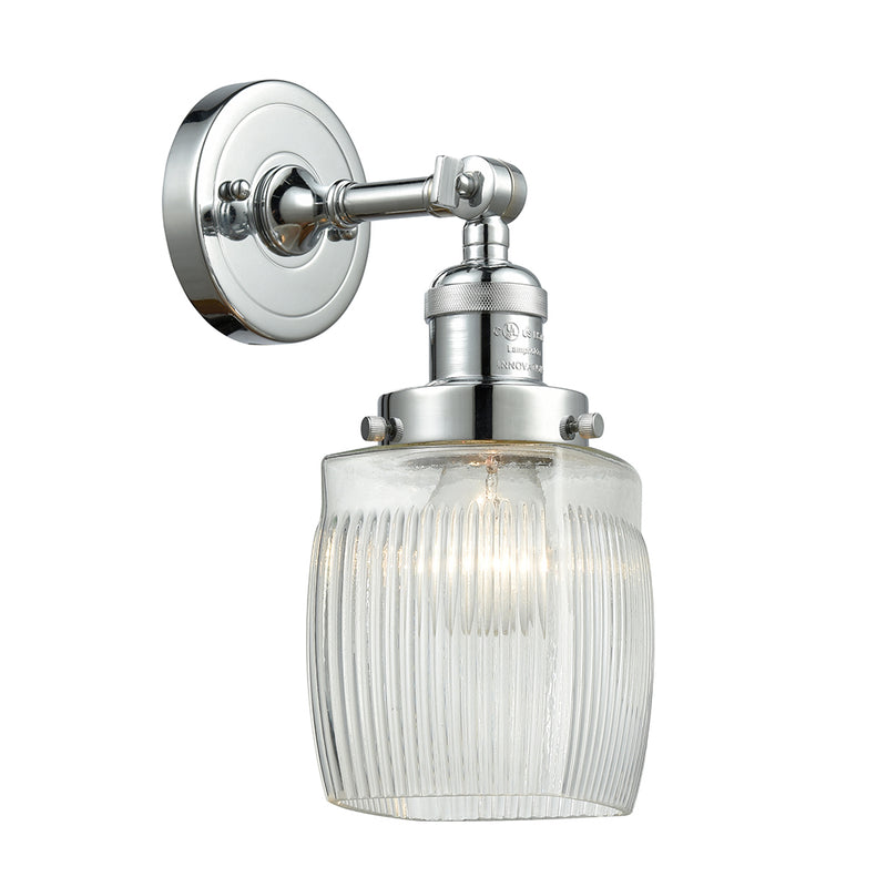 Innovations Lighting Colton 1 Light Semi-Flush Mount Part Of The Franklin Restoration Collection 201F-PC-G302