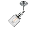 Innovations Lighting Small Bell 1 Light Semi-Flush Mount Part Of The Franklin Restoration Collection 201F-PC-G52-LED