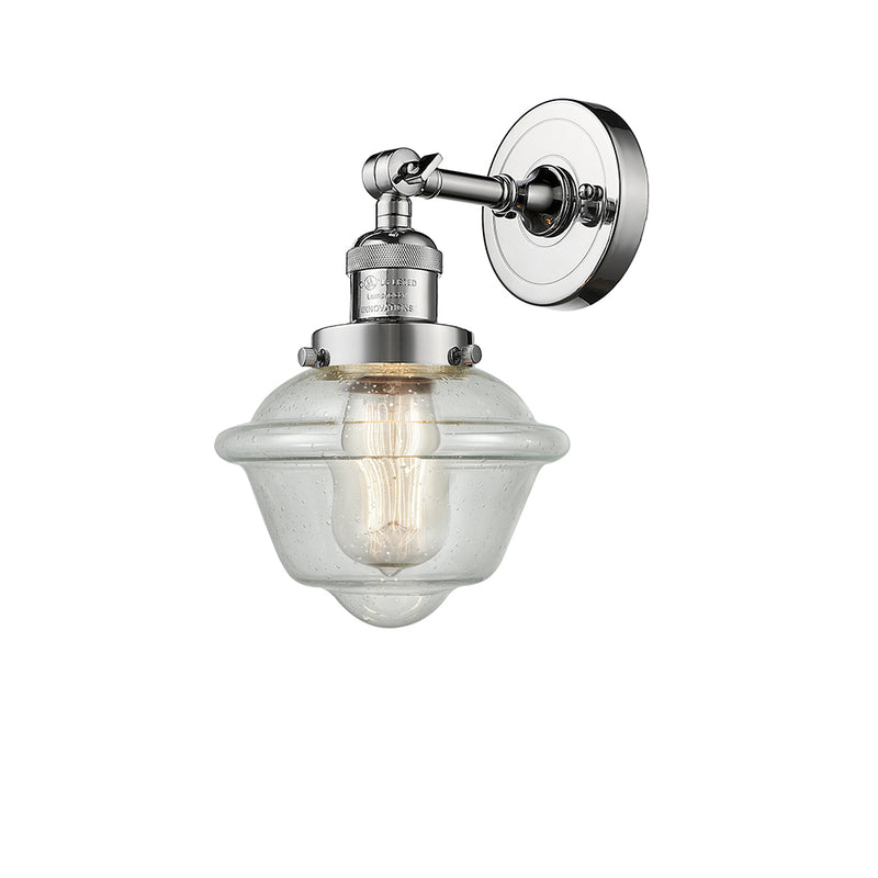 Innovations Lighting Small Oxford 1 Light Semi-Flush Mount Part Of The Franklin Restoration Collection 201F-PC-G534-LED