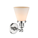 Innovations Lighting Small Cone 1 Light Semi-Flush Mount Part Of The Franklin Restoration Collection 201F-PC-G61-LED