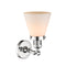 Innovations Lighting Small Cone 1 Light Semi-Flush Mount Part Of The Franklin Restoration Collection 201F-PC-G61-LED