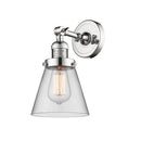 Innovations Lighting Small Cone 1 Light Semi-Flush Mount Part Of The Franklin Restoration Collection 201F-PC-G62-LED