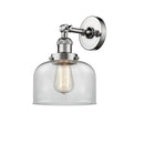 Innovations Lighting Large Bell 1 Light Semi-Flush Mount Part Of The Franklin Restoration Collection 201F-PC-G72