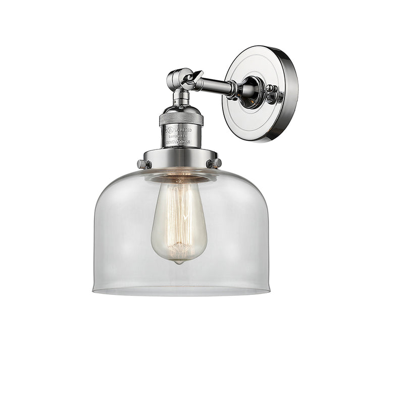 Innovations Lighting Large Bell 1 Light Semi-Flush Mount Part Of The Franklin Restoration Collection 201F-PC-G72-LED