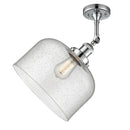 Innovations Lighting X-Large Bell 1 Light Semi-Flush Mount Part Of The Franklin Restoration Collection 201F-PC-G74-L