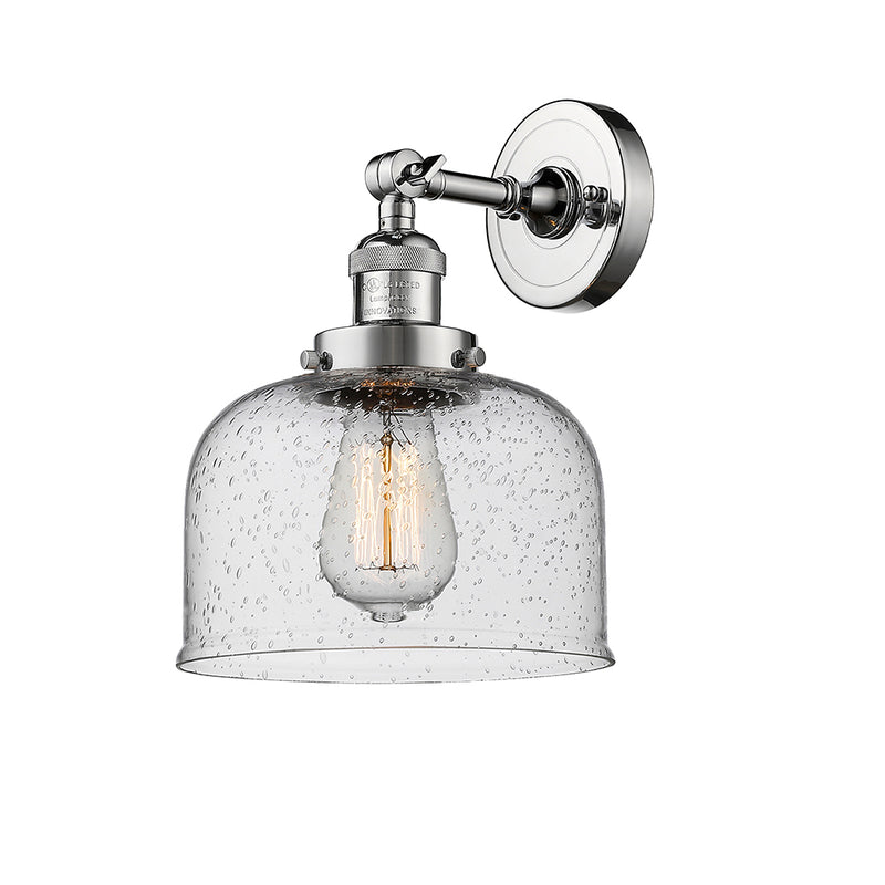 Innovations Lighting Large Bell 1 Light Semi-Flush Mount Part Of The Franklin Restoration Collection 201F-PC-G74