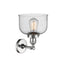 Innovations Lighting Large Bell 1 Light Semi-Flush Mount Part Of The Franklin Restoration Collection 201F-PC-G74-LED