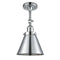 Appalachian Semi-Flush Mount shown in the Polished Chrome finish with a Polished Chrome shade