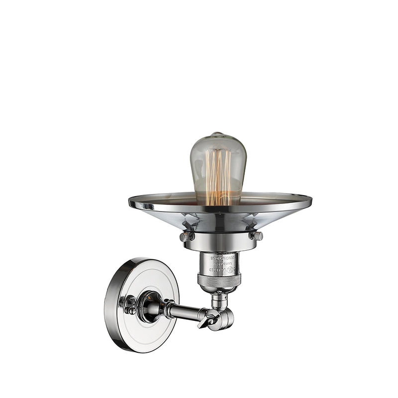 Innovations Lighting Railroad 1 Light Semi-Flush Mount Part Of The Franklin Restoration Collection 201F-PC-M7-LED