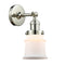 Innovations Lighting Small Canton 1 Light Semi-Flush Mount Part Of The Franklin Restoration Collection 201F-PN-G181S-LED