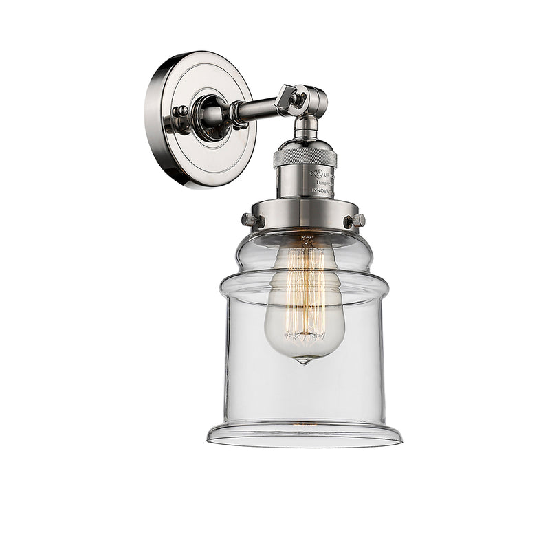 Innovations Lighting Canton 1 Light Semi-Flush Mount Part Of The Franklin Restoration Collection 201F-PN-G182