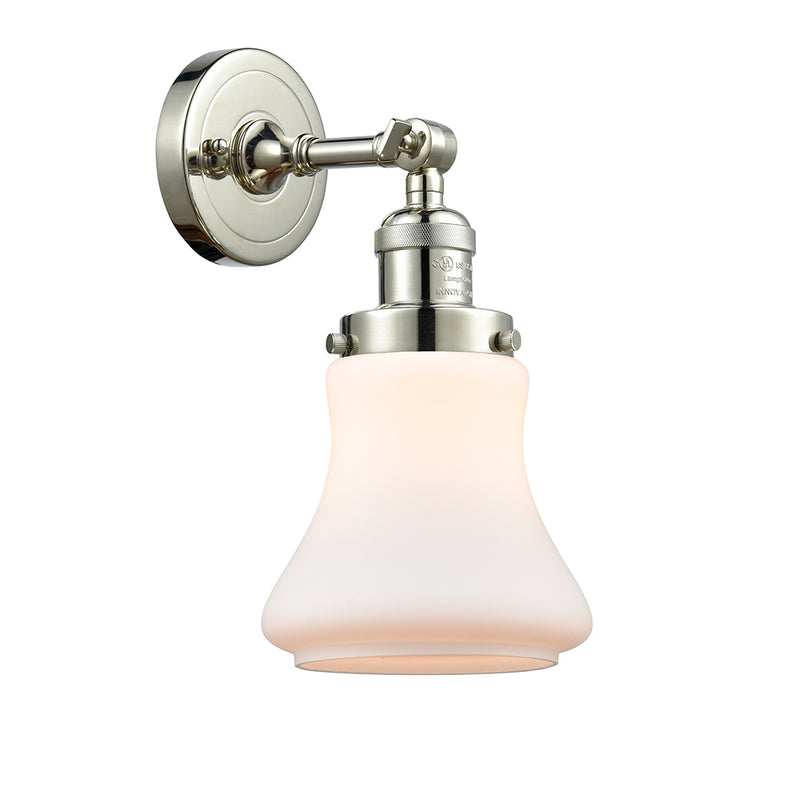 Innovations Lighting Bellmont 1 Light Semi-Flush Mount Part Of The Franklin Restoration Collection 201F-PN-G191