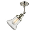 Innovations Lighting Bellmont 1 Light Semi-Flush Mount Part Of The Franklin Restoration Collection 201F-PN-G192-LED