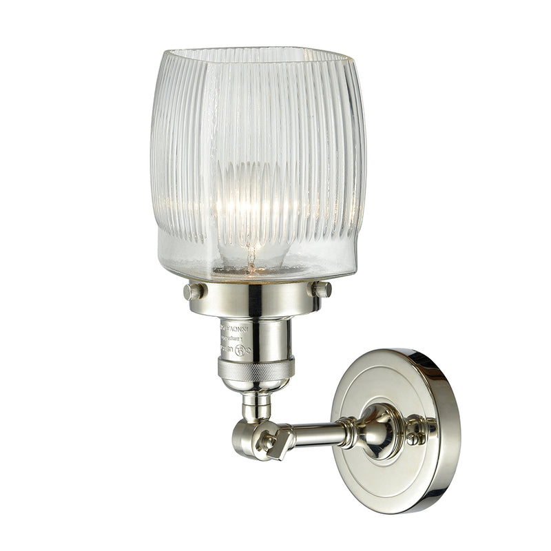 Innovations Lighting Colton 1 Light Semi-Flush Mount Part Of The Franklin Restoration Collection 201F-PN-G302-LED