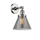 Innovations Lighting Large Cone 1 Light Semi-Flush Mount Part Of The Franklin Restoration Collection 201F-PN-G43