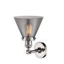 Innovations Lighting Large Cone 1 Light Semi-Flush Mount Part Of The Franklin Restoration Collection 201F-PN-G43