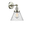 Innovations Lighting Large Cone 1 Light Semi-Flush Mount Part Of The Franklin Restoration Collection 201F-PN-G44-LED