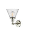 Innovations Lighting Large Cone 1 Light Semi-Flush Mount Part Of The Franklin Restoration Collection 201F-PN-G44-LED