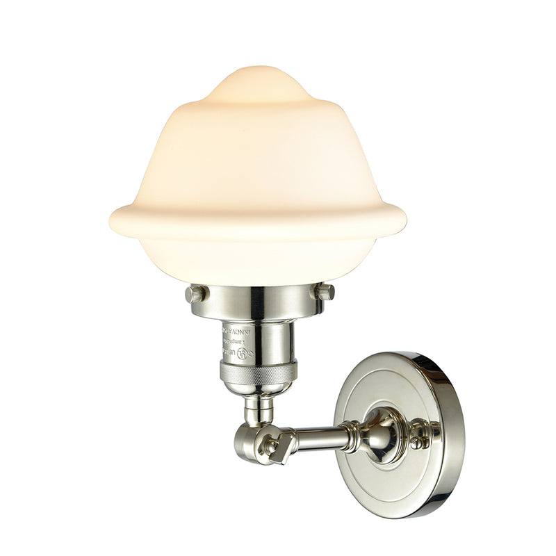 Innovations Lighting Small Oxford 1 Light Semi-Flush Mount Part Of The Franklin Restoration Collection 201F-PN-G531-LED