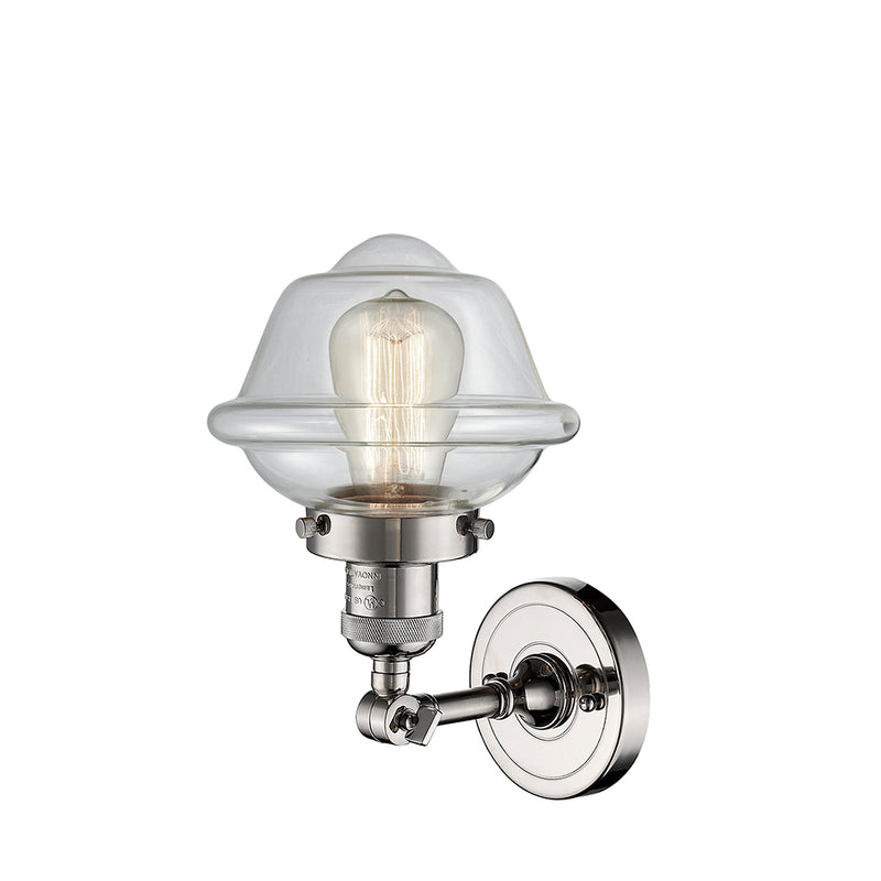 Innovations Lighting Small Oxford 1 Light Semi-Flush Mount Part Of The Franklin Restoration Collection 201F-PN-G532