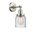 Innovations Lighting Small Bell 1 Light Semi-Flush Mount Part Of The Franklin Restoration Collection 201F-PN-G54-LED