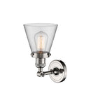 Innovations Lighting Small Cone 1 Light Semi-Flush Mount Part Of The Franklin Restoration Collection 201F-PN-G62