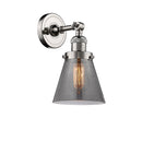 Innovations Lighting Small Cone 1 Light Semi-Flush Mount Part Of The Franklin Restoration Collection 201F-PN-G63